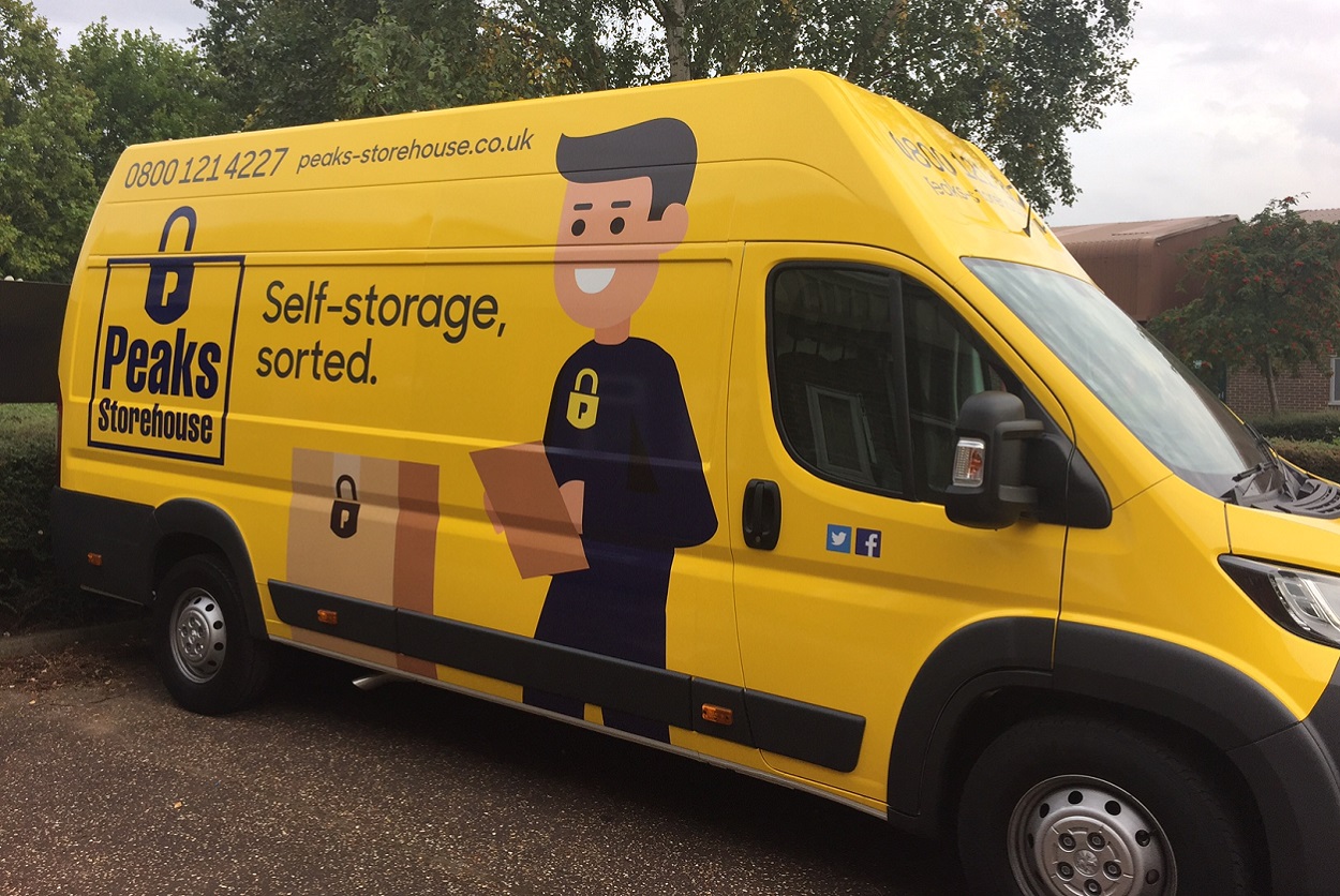 Peaks Storehouse van livery